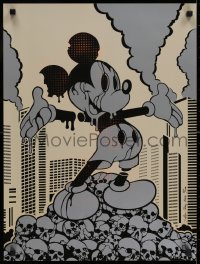 5z331 DILLON BOY signed #51/100 18x24 art print 2012 by the artist, Corporations Kill, Mickey Mouse!