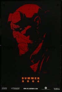 5z677 HELLBOY 24x36 special poster 2004 Mike Mignola comic, Ron Perlman, directed by Guillermo del Toro!