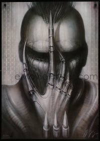 5z332 H.R. GIGER signed #89/1000 26x37 art print 1990s by the artist, creature used for Future Kill!