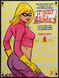 5z694 IT GIRL & THE ATOMICS 18x24 special poster 2012 Michael Allred cover art!