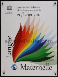 5z696 JOURNEE INTERNATIONALE DE LA LANGUE MATERNELLE 24x32 French special poster 2001 Mother Tongue!