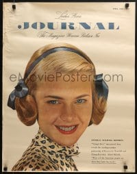 5z708 LADIES' HOME JOURNAL 22x28 special poster 1948 great close-up of smiling woman, April!