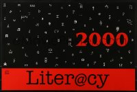 5z721 LITERACY 16x24 special poster 2000 created by UNESCO to promote International Literacy Day!