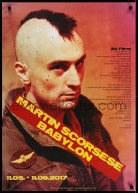 5z278 MARTIN SCORSESE BABYLON 24x33 German film festival poster 2017 as Bickle in Taxi Driver!