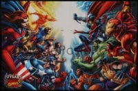 5z733 MARVEL COMICS 24x36 special poster 2009 great art of different covers over 70 years!