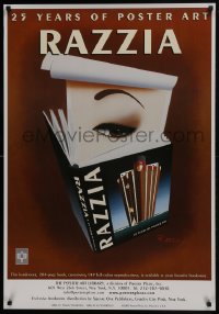 5z532 RAZZIA 24x39 advertising poster 2007 Mickey Ross poster art compilation book!