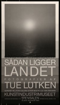 5z581 SADAN LIGGER LANDET 15x27 Danish museum/art exhibition 1983 photographs by Tue Lutken!