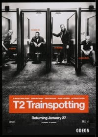 5z862 T2 TRAINSPOTTING English mini poster 2017 Boyle sequel, McGregor, Bremner, Miller, Carlyle!
