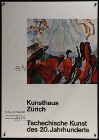 5z144 TSCHECHISCHE KUNST DES 20 JAHRHUNDERTS 36x51 Swiss museum/art exhibition 1970 Diethelm!