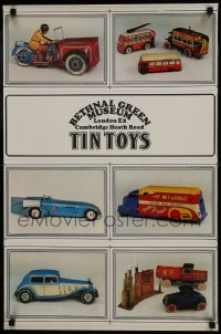 5z590 V&A MUSEUM OF CHILDHOOD 20x30 English museum/art exhibition 1970s six images of tin toys!