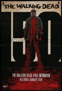 5z822 WALKING DEAD 24x36 special poster 2016 Kirkman zombie comic, Rick Grimes covered in blood!