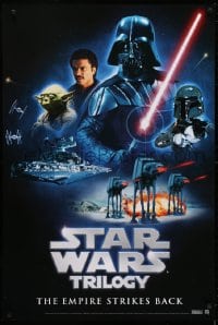 5z987 STAR WARS TRILOGY 27x40 video poster 2004 images from The Empire Strikes Back!