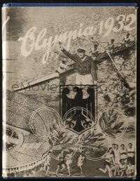 6b090 OLYMPIA 1932 German hardcover book 1932 wonderful fully-illustrated Summer Olympics history!