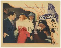 6b144 42nd STREET LC 1933 Ginger Rogers confronts Warner Baxter with her lapdog, Busby Berkeley!