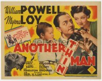6b100 ANOTHER THIN MAN TC 1939 William Powell, Myrna Loy, Asta the dog & baby Nick Jr., ultra rare!