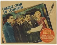 6b159 CHARLIE CHAN IN LONDON LC 1934 Asian Warner Oland, young Ray Milland & Drue Leyton, rare!