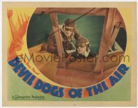 6b166 DEVIL DOGS OF THE AIR LC 1935 great close up of James Cagney & Pat O'Brien in airplane, rare!