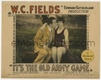 6b188 IT'S THE OLD ARMY GAME LC 1926 sexy Louise Brooks isn't interested in Gaxton, ultra rare!