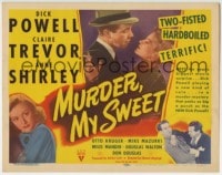 6b129 MURDER, MY SWEET TC 1944 Dick Powell, Claire Trevor, Shirley, Mike Mazurki, Raymond Chandler!