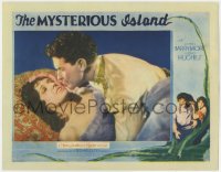 6b202 MYSTERIOUS ISLAND LC 1929 c/u of Lloyd Hughes & Jacqueline Gadsdon, Jules Verne, ultra rare!