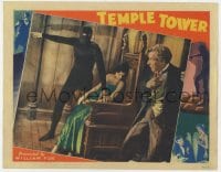 6b233 TEMPLE TOWER LC 1930 Bulldog Drummond, masked criminal w/ Walthall & Marceline Day, rare!