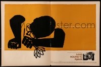 6b075 NINE HOURS TO RAMA exhibitor magazine 1963 cool completely different Saul Bass trade ad!