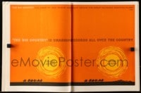 6b070 BIG COUNTRY exhibitor magazine 1958 Motion Picture Exhibitor trade ad, Saul Bass sunset art!