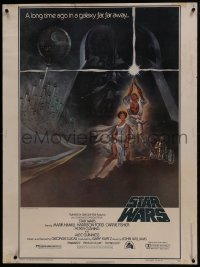 6c245 STAR WARS style A 30x40 1977 George Lucas classic sci-fi epic, iconic art by Tom Jung!