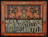 6c300 NIEDERLANDISCH-INDISCHE KUNSTAUSSTELLUNG 29x37 German art exhibition 1906 Thorn Prikker art!