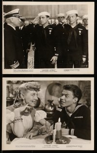 6d868 ANCHORS AWEIGH 2 8x10 stills 1945 great images of sailors Frank Sinatra & Gene Kelly!