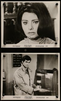 6d890 FIVE MILES TO MIDNIGHT 2 8x10 stills 1963 Le Couteau dans la Plaie, Sophia Loren & Anthony Perkins!
