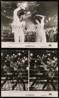 6d979 SATURDAY NIGHT FEVER 2 8x10 stills 1977 w/montage of images of disco dancer John Travolta!