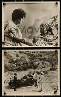 6d784 COMEDIANS 3 8x10 stills 1967 great images of Richard Burton, Elizabeth Taylor, Alec Guinness!