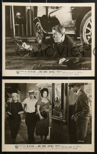 6d403 FBI STORY 10 8x10 stills 1959 Mervyn LeRoy directed, cool images of Detective Jimmy Stewart!