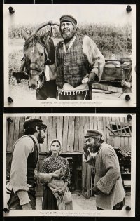 6d429 FIDDLER ON THE ROOF 9 8x10 stills 1971 Topol and top cast from Norman Jewison musical!