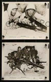 6d578 FIXED BAYONETS 6 8x10 stills 1951 Samuel Fuller, Richard Basehart, Gene Evans, Korean War!