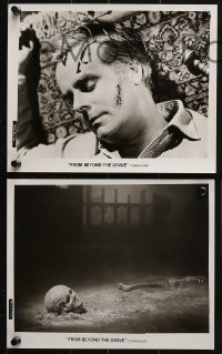 6d717 FROM BEYOND THE GRAVE 4 8x10 stills 1975 Ian Ogilvy, David Warner, wild horror images!