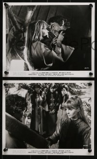 6d795 GENGHIS KHAN 3 8x10 stills 1965 Mongolian Omar Sharif, Stephen Boyd, Francois Dorleac!