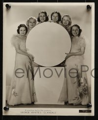 6d796 GEORGE WHITE'S SCANDALS 3 8x10 stills 1934 images of sexy showgirls w/incredible outfits!