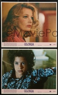 6d030 GLORIA 8 8x10 mini LCs 1980 John Cassavetes directed, cool images of Gena Rowlands!