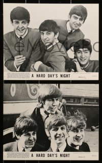 6d040 HARD DAY'S NIGHT 8 8x10 mini LCs R1982 great images of The Beatles in their first film!