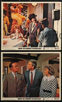 6d108 HOW TO COMMIT MARRIAGE 7 8x10 mini LCs 1969 Bob Hope, Jackie Gleason, sexy Tina Louise!