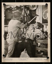 6d807 LAW & ORDER 3 8x10 stills 1953 Ronald Reagan, Dorothy Malone, cool western action!