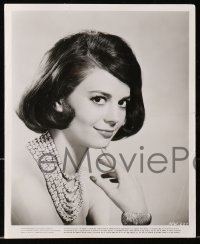 6d948 NATALIE WOOD 2 8x10 stills 1960s both great close-up portraits of the sexy actress!