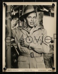 6d739 NEVER SO FEW 4 8x10 stills 1959 John Sturges directed, WWII, great images of Frank Sinatra!