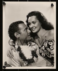6d599 ON THE ISLE OF SAMOA 6 8x10 stills 1950 Jon Hall, Susan Cabot, South Pacific romance & adventure!