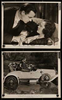 6d825 PICK UP 3 8x10 stills 1933 cab driver George Raft loves pretty ex-convict Sylvia Sidney!