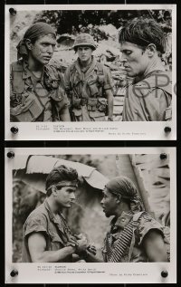 6d743 PLATOON 4 8x10 stills 1986 Oliver Stone, Tom Berenger, Willem Dafoe, Sheen, Vietnam War!