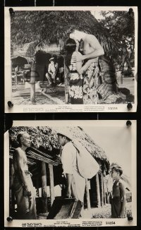 6d503 RETURN TO PARADISE 8 8x10 stills 1953 Gary Cooper, from James A. Michener's story!