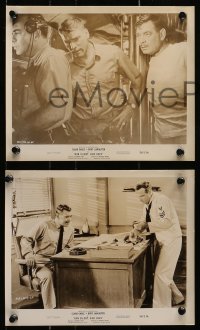 6d834 RUN SILENT, RUN DEEP 3 8x10 stills 1958 great images of Clark Gable & Burt Lancaster, WWII!